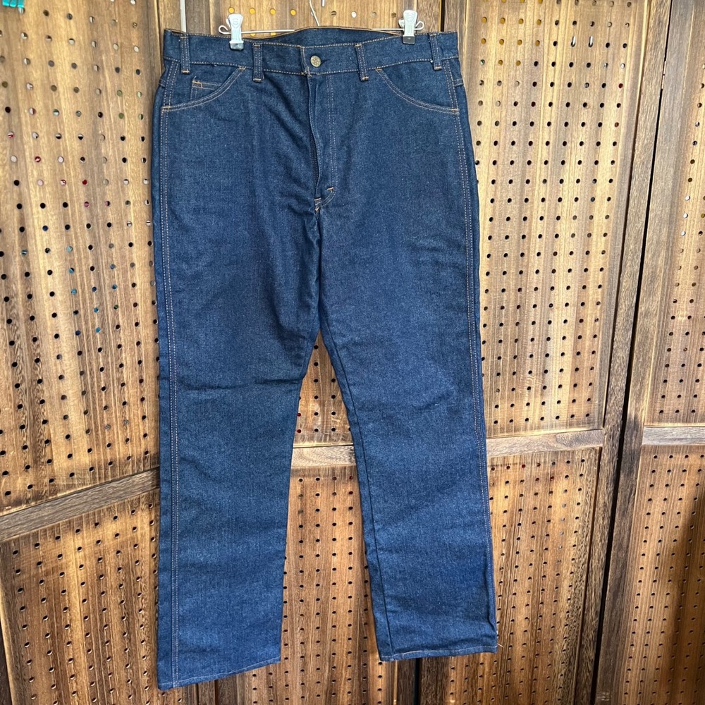 Wear Guard Fleece Lined Blue Jeans 36 W 34 inseam Wrong Tags New Old Stock VTG